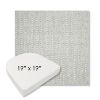 Picture of Pique Cloud | 19" x 19" Boxed Contoured Rounded Back Wicker Chair Cushion - Sunbrella© Fabric