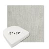 Picture of Pique Gravel | 19" x 19" Boxed Contoured Rounded Back Wicker Chair Cushion - Sunbrella© Fabric