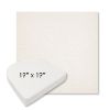Picture of Posh Snow | 19" x 19" Boxed Contoured Rounded Back Wicker Chair Cushion - Sunbrella© Fabric