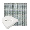 Picture of Principle Lagoon | 19" x 19" Boxed Contoured Rounded Back Wicker Chair Cushion - Sunbrella© Fabric