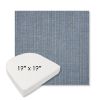 Picture of Proven Denim | 19" x 19" Boxed Contoured Rounded Back Wicker Chair Cushion - Sunbrella© Fabric