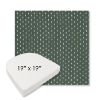 Picture of Royale Moss | 19" x 19" Boxed Contoured Rounded Back Wicker Chair Cushion - Sunbrella© Fabric