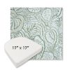Picture of Sensibilty Spring | 19" x 19" Boxed Contoured Rounded Back Wicker Chair Cushion - Sunbrella© Fabric