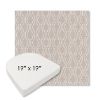 Picture of Solve Linen | 19" x 19" Boxed Contoured Rounded Back Wicker Chair Cushion - Sunbrella© Fabric