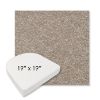 Picture of Undercurrent Sand | 19" x 19" Boxed Contoured Rounded Back Wicker Chair Cushion - Sunbrella© Fabric