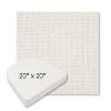 Picture of Bliss Linen | 20" x 20" Boxed Contoured Rounded Back Wicker Chair Cushion - Sunbrella© Fabric