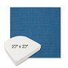 Picture of Canvas Regatta | 20" x 20" Boxed Contoured Rounded Back Wicker Chair Cushion - Sunbrella© Fabric