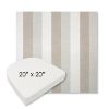 Picture of Direction Linen | 20" x 20" Boxed Contoured Rounded Back Wicker Chair Cushion - Sunbrella© Fabric