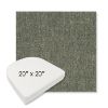 Picture of Dither Fern | 20" x 20" Boxed Contoured Rounded Back Wicker Chair Cushion - Sunbrella© Fabric