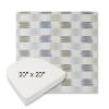 Picture of Dream Mist | 20" x 20" Boxed Contoured Rounded Back Wicker Chair Cushion - Sunbrella© Fabric