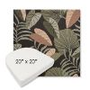 Picture of Fernie Midnight Garden | 20" x 20" Boxed Contoured Rounded Back Wicker Chair Cushion - Sunbrella© Fabric