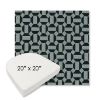 Picture of Hoopla Plume | 20" x 20" Boxed Contoured Rounded Back Wicker Chair Cushion - Sunbrella© Fabric