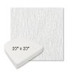 Picture of Improve White | 20" x 20" Boxed Contoured Rounded Back Wicker Chair Cushion - Sunbrella© Fabric