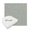 Picture of Linville Spa | 20" x 20" Boxed Contoured Rounded Back Wicker Chair Cushion - Sunbrella© Fabric