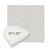 Picture of Lively Parchment | 20" x 20" Boxed Contoured Rounded Back Wicker Chair Cushion - Sunbrella© Fabric
