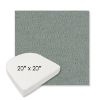 Picture of Nuance Spa | 20" x 20" Boxed Contoured Rounded Back Wicker Chair Cushion - Sunbrella© Fabric