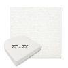 Picture of Platform Salt | 20" x 20" Boxed Contoured Rounded Back Wicker Chair Cushion - Sunbrella© Fabric