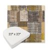 Picture of Pop Corn | 20" x 20" Boxed Contoured Rounded Back Wicker Chair Cushion - Sunbrella© Fabric