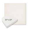 Picture of Posh Snow | 20" x 20" Boxed Contoured Rounded Back Wicker Chair Cushion - Sunbrella© Fabric