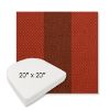 Picture of Rothko Whiskey Ginger | 20" x 20" Boxed Contoured Rounded Back Wicker Chair Cushion - Sunbrella© Fabric