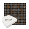 Picture of Rubix Center City | 20" x 20" Boxed Contoured Rounded Back Wicker Chair Cushion - Sunbrella© Fabric