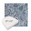 Picture of Sensibility Harbor | 20" x 20" Boxed Contoured Rounded Back Wicker Chair Cushion - Sunbrella© Fabric