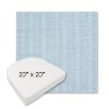 Picture of Solo Ocean | 20" x 20" Boxed Contoured Rounded Back Wicker Chair Cushion - Sunbrella© Fabric