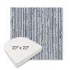 Picture of Tectonic Coastal | 20" x 20" Boxed Contoured Rounded Back Wicker Chair Cushion - Sunbrella© Fabric
