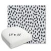 Picture of Agra Indigo | 18" x 18" Bullnose Contoured Rounded Back Wicker Chair Cushion - Sunbrella© Fabric