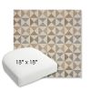 Picture of Array Dune | 18" x 18" Bullnose Contoured Rounded Back Wicker Chair Cushion - Sunbrella© Fabric