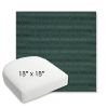 Picture of Boardwalk Coaster | 18" x 18" Bullnose Contoured Rounded Back Wicker Chair Cushion - Sunbrella© Fabric