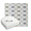 Picture of Dream Mist | 18" x 18" Bullnose Contoured Rounded Back Wicker Chair Cushion - Sunbrella© Fabric