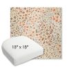 Picture of Flora Sunset | 18" x 18" Bullnose Contoured Rounded Back Wicker Chair Cushion - Sunbrella© Fabric