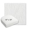 Picture of Improve White | 18" x 18" Bullnose Contoured Rounded Back Wicker Chair Cushion - Sunbrella© Fabric