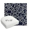 Picture of Maritime Nautical | 18" x 18" Bullnose Contoured Rounded Back Wicker Chair Cushion - Sunbrella© Fabric