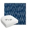 Picture of Mountains Lagoon | 18" x 18" Bullnose Contoured Rounded Back Wicker Chair Cushion - Sunbrella© Fabric