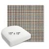 Picture of Principle Tropics | 18" x 18" Bullnose Contoured Rounded Back Wicker Chair Cushion - Sunbrella© Fabric