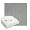 Picture of Switch Silver | 18" x 18" Bullnose Contoured Rounded Back Wicker Chair Cushion - Sunbrella© Fabric