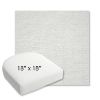 Picture of Switch Snow | 18" x 18" Bullnose Contoured Rounded Back Wicker Chair Cushion - Sunbrella© Fabric