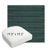 Picture of Boardwalk Coaster | 19.5" x 19.5" Bullnose Contoured Rounded Back Wicker Chair Cushion - Sunbrella© Fabric