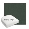 Picture of Cast Ivy | 19.5" x 19.5" Bullnose Contoured Rounded Back Wicker Chair Cushion - Sunbrella© Fabric