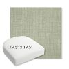 Picture of Cast Oasis | 19.5" x 19.5" Bullnose Contoured Rounded Back Wicker Chair Cushion - Sunbrella© Fabric
