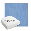 Picture of Cast Ocean | 19.5" x 19.5" Bullnose Contoured Rounded Back Wicker Chair Cushion - Sunbrella© Fabric