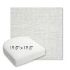 Picture of Idol Cloud | 19.5" x 19.5" Bullnose Contoured Rounded Back Wicker Chair Cushion - Sunbrella© Fabric
