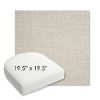 Picture of Idol Seagull | 19.5" x 19.5" Bullnose Contoured Rounded Back Wicker Chair Cushion - Sunbrella© Fabric