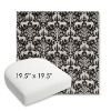 Picture of Jaipur Frame Onyx | 19.5" x 19.5" Bullnose Contoured Rounded Back Wicker Chair Cushion - Sunbrella© Fabric
