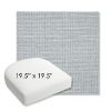 Picture of Kudos Saltwater | 19.5" x 19.5" Bullnose Contoured Rounded Back Wicker Chair Cushion - Sunbrella© Fabric