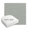 Picture of Linville Spa | 19.5" x 19.5" Bullnose Contoured Rounded Back Wicker Chair Cushion - Sunbrella© Fabric