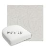 Picture of Lively Parchment | 19.5" x 19.5" Bullnose Contoured Rounded Back Wicker Chair Cushion - Sunbrella© Fabric