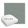 Picture of Nuance Spa | 19.5" x 19.5" Bullnose Contoured Rounded Back Wicker Chair Cushion - Sunbrella© Fabric